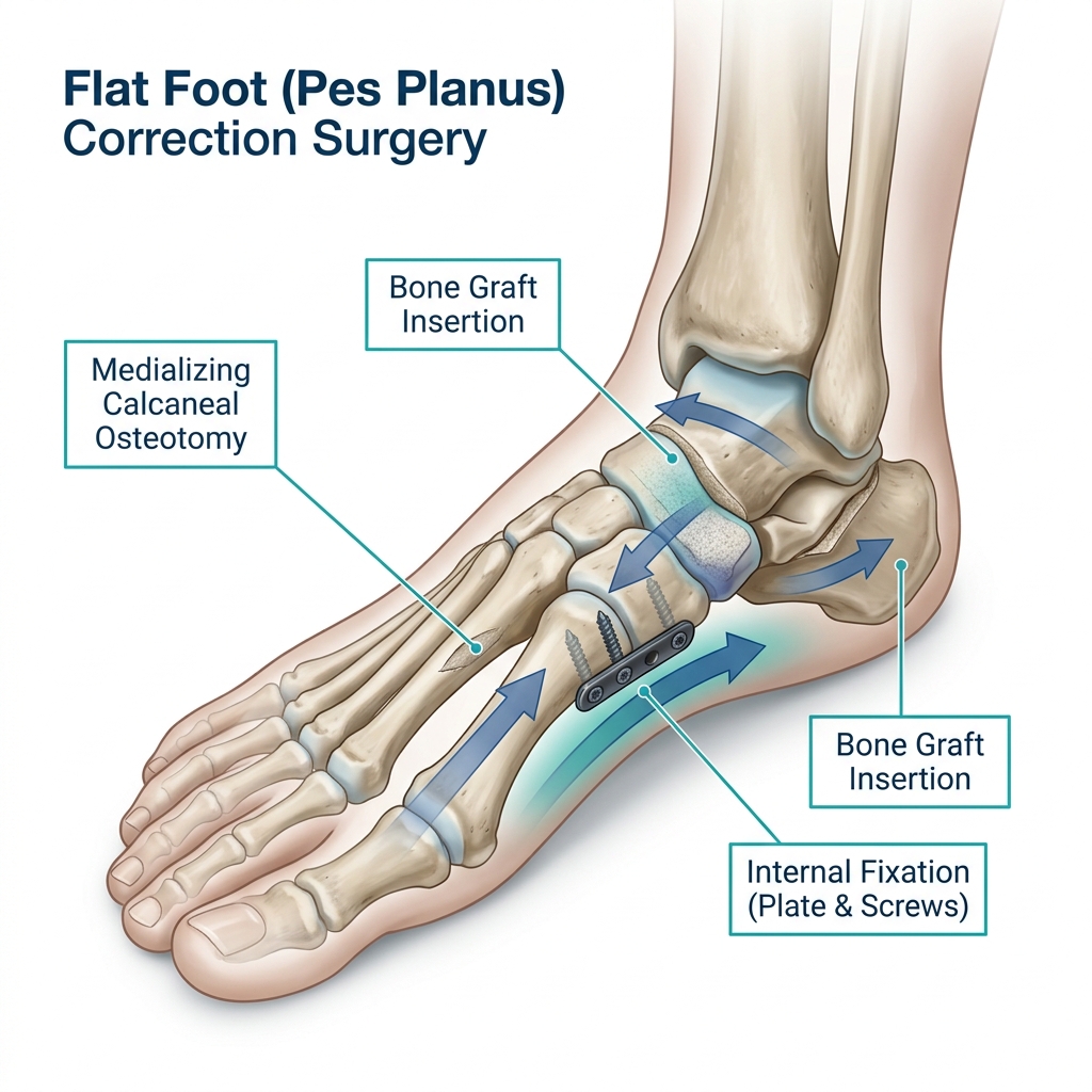 Flat Foot Correction
